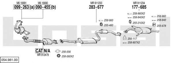 Exhaust System 054.981.00