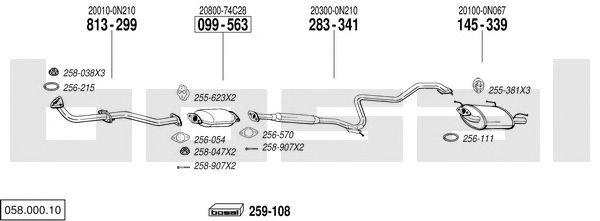 Exhaust System 058.000.10