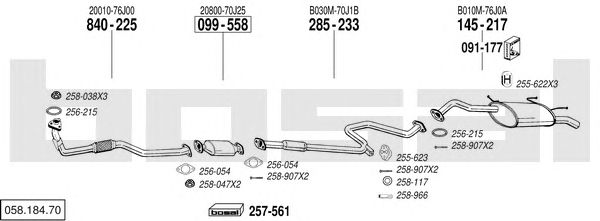 Exhaust System 058.184.70