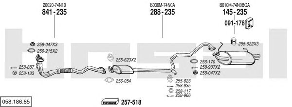 Exhaust System 058.186.65