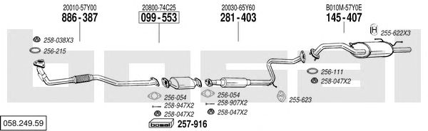 Exhaust System 058.249.59