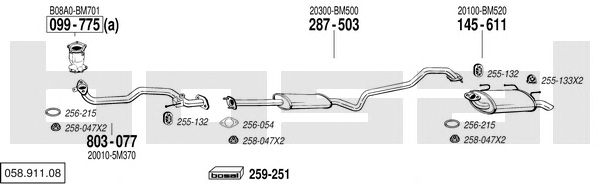 Exhaust System 058.911.08