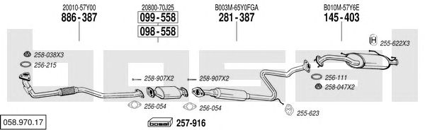 Exhaust System 058.970.17