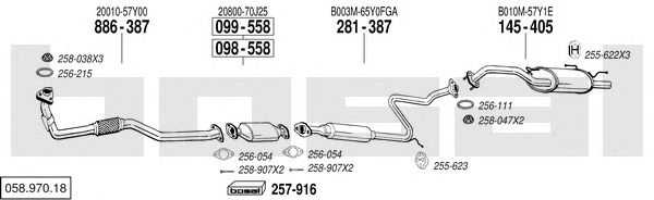 Exhaust System 058.970.18