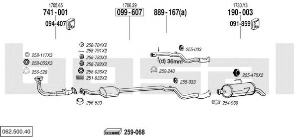 Exhaust System 062.500.40