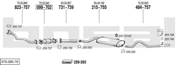Exhaust System 070.085.70