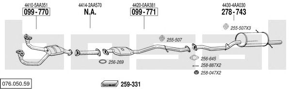 Exhaust System 076.050.59