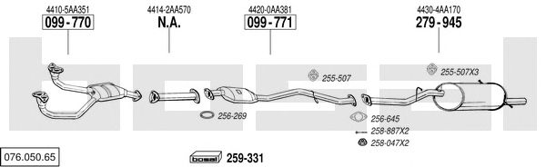 Exhaust System 076.050.65