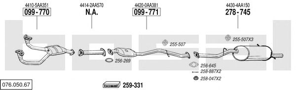 Exhaust System 076.050.67