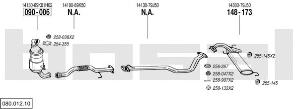 Exhaust System 080.012.10