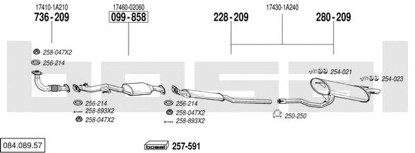 Exhaust System 084.089.57