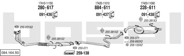 Exhaust System 084.164.50