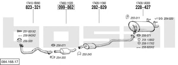 Exhaust System 084.168.17