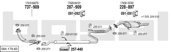 Exhaust System 084.179.60
