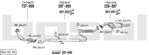 Exhaust System 084.181.50