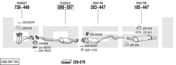 Exhaust System 088.087.50