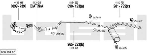 Exhaust System 088.991.80