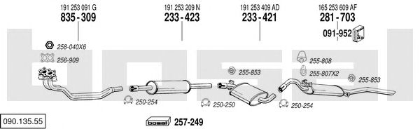 Exhaust System 090.135.55