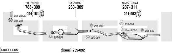 Exhaust System 090.144.55
