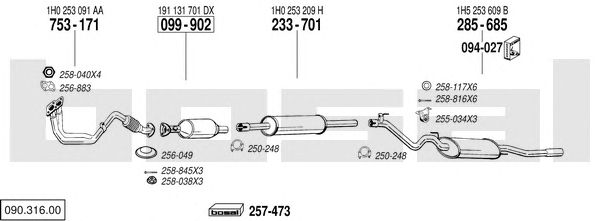 Exhaust System 090.316.00