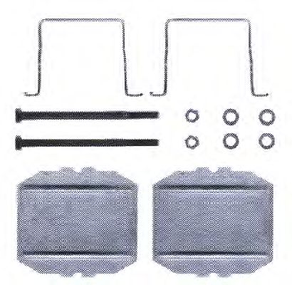Accessory Kit, disc brake pads FBA460