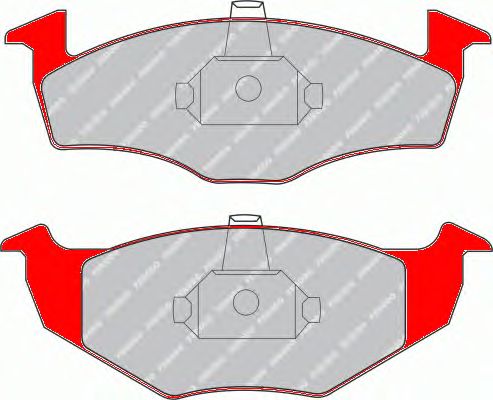 Brake Pad Set, disc brake FDS1101
