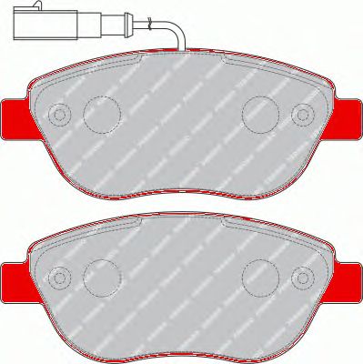 Brake Pad Set, disc brake FDS1467