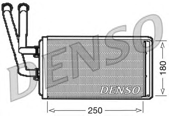 Heat Exchanger, interior heating DRR09100