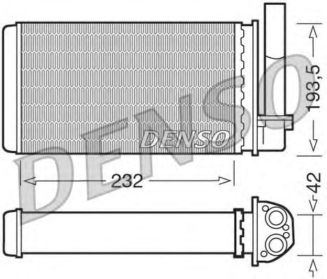 Heat Exchanger, interior heating DRR21003