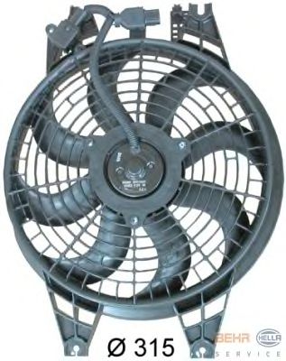Ventilator, condensator airconditioning 8EW 351 034-641