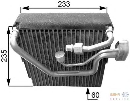 Evaporator, air conditioning 8FV 351 210-651