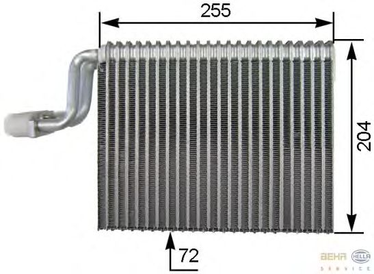 Evaporator, air conditioning 8FV 351 330-541