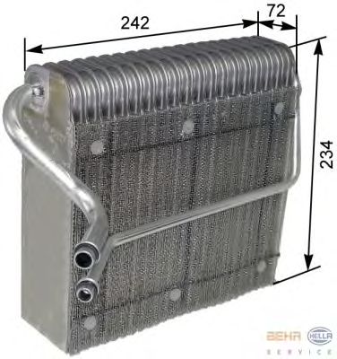 Evaporator, air conditioning 8FV 351 330-551
