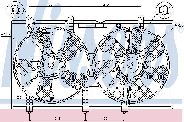 Fan, radiator 85636