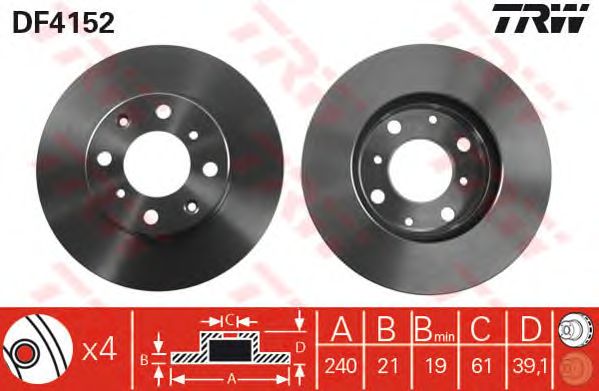 Brake Disc DF4152