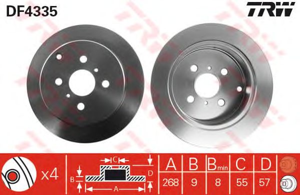Brake Disc DF4335