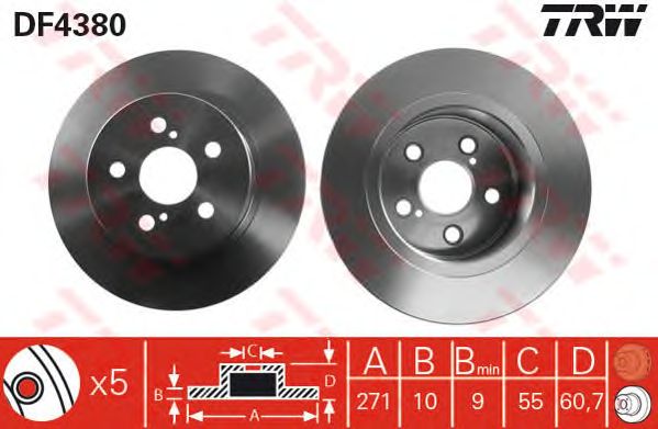 Brake Disc DF4380
