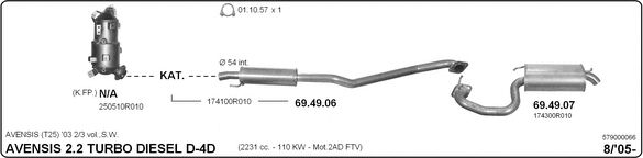 Exhaust System 579000066