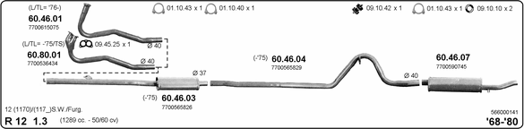 Exhaust System 566000141
