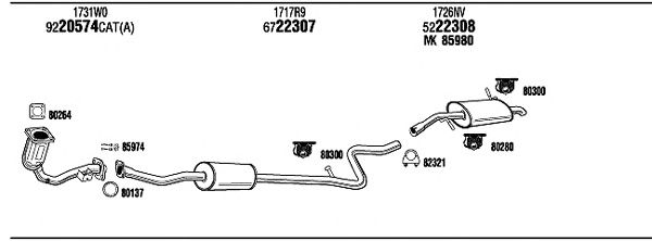 Exhaust System CIT16334A