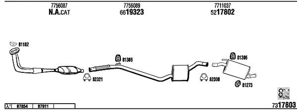 Exhaust System FI30308