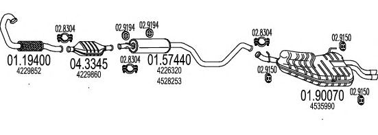 Exhaust System C300055003641