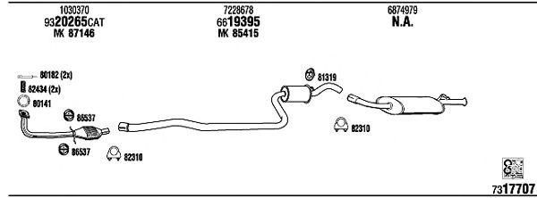Exhaust System FO31552