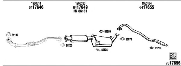 Exhaust System FO76003