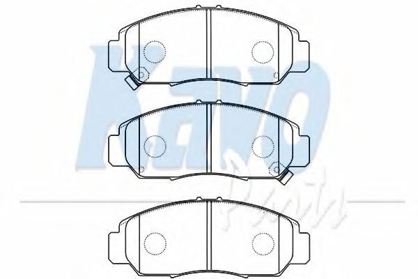 Brake Pad Set, disc brake BP-2047