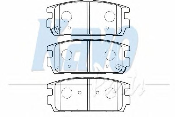 Brake Pad Set, disc brake BP-3022