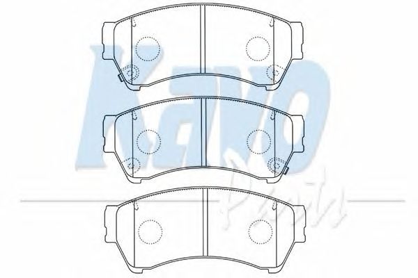 Brake Pad Set, disc brake BP-4572