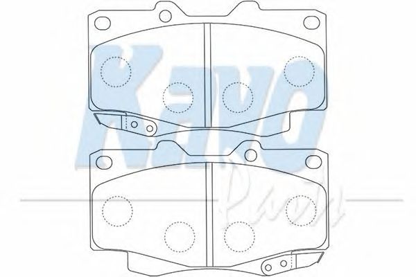 Brake Pad Set, disc brake BP-9117