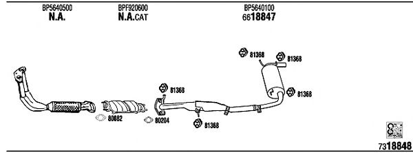 Exhaust System MA70401