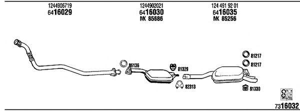 Exhaust System MB30358